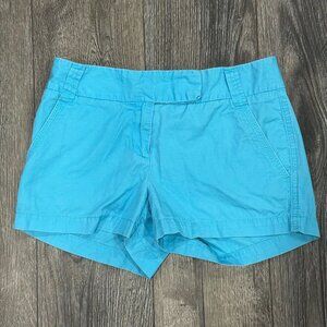 J. Crew Light Blue Chino Shorts, Size 0